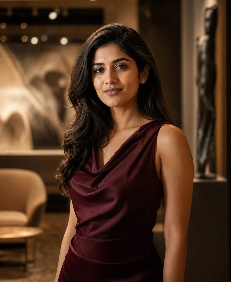 Confident ambitious Indian woman