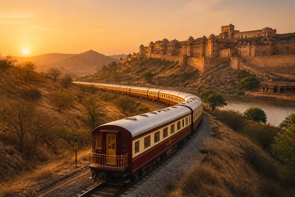 Luxury train journey through Rajasthan